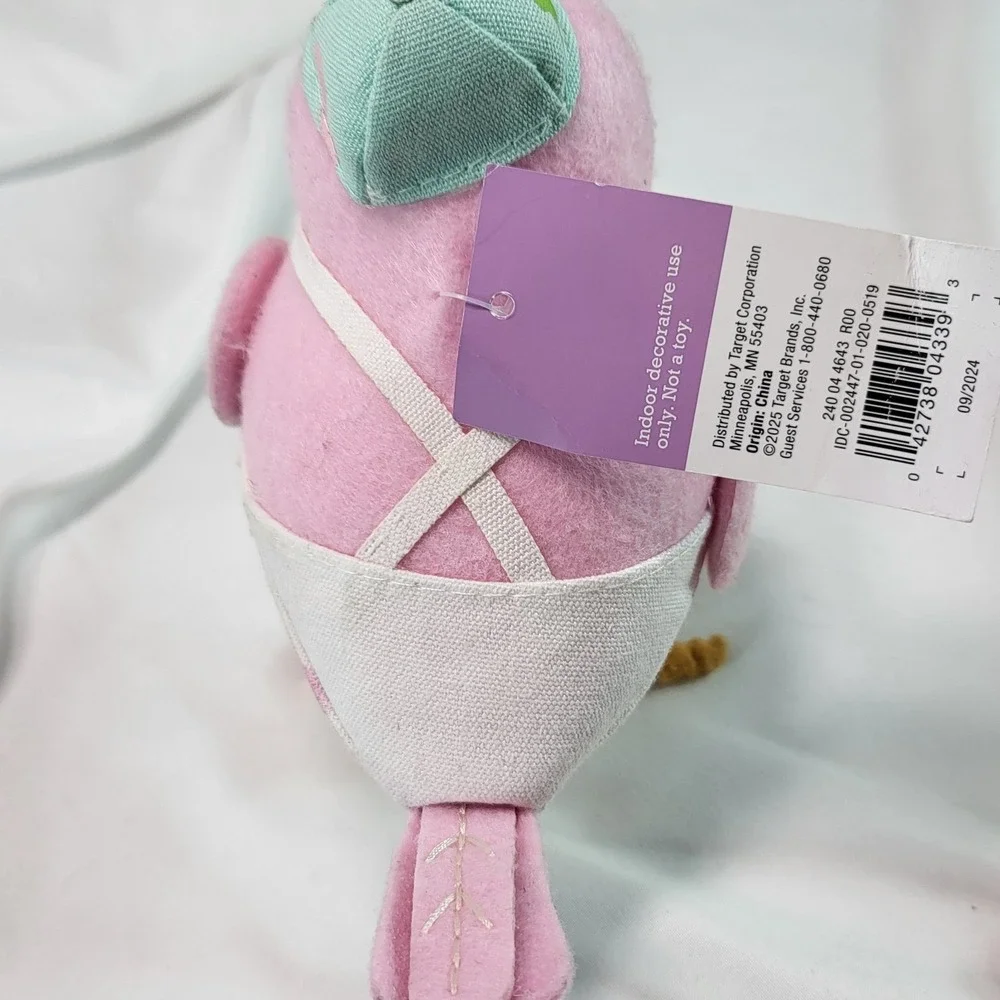 Target Spritz Featherly Friends Easter 2025‎ Scribbles Pink Bird Spring Decor